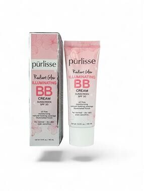2/$30 Purlisse BB Cream SPF 30 Light Radiant Glow Illuminating 40ml NIB